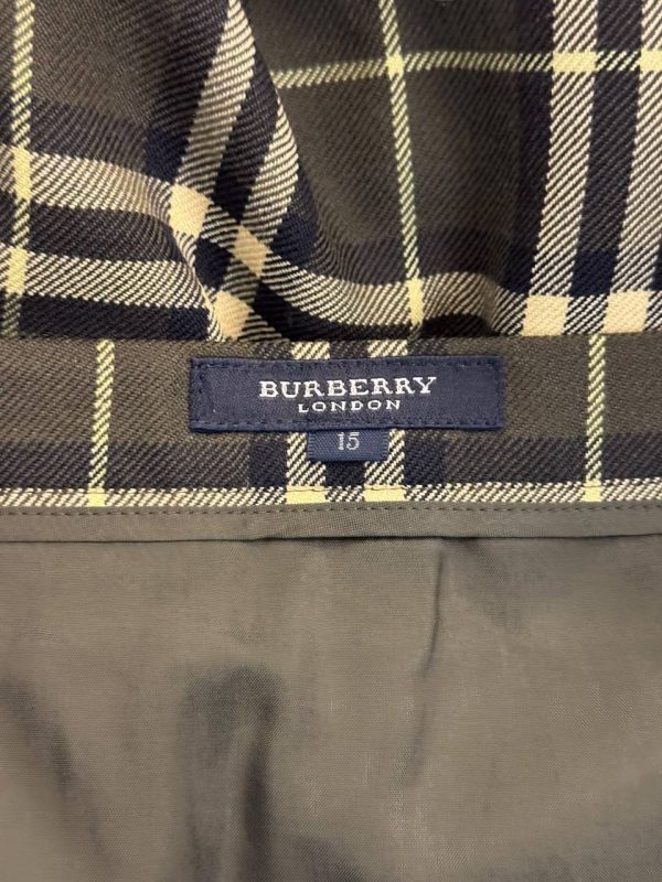 Burberry Checkered Skirt