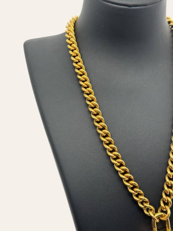 Balenciaga Heart Lock Necklace