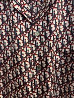 Dior Oblique Silk Short Sleeved Shirt