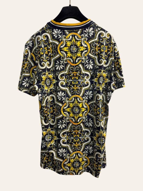 Dolce and Gabbana Majolica Print T-Shirt
