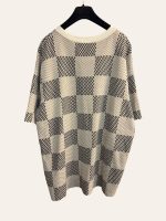 Louis Vuitton Damier Jacquard Crewneck T-Shirt