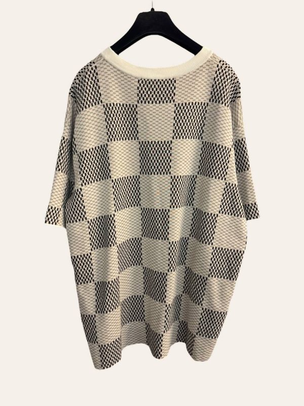 Louis Vuitton Damier Jacquard Crewneck T-Shirt