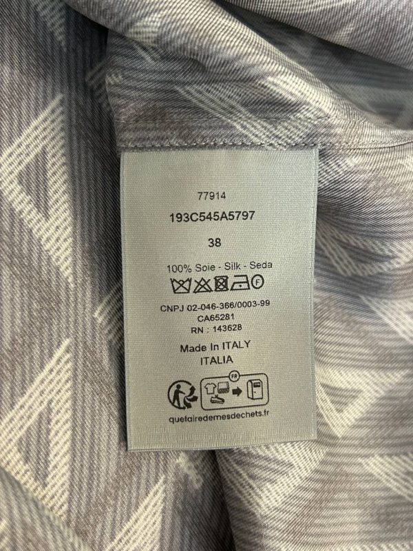 Dior CD Logo Silk Shirt
