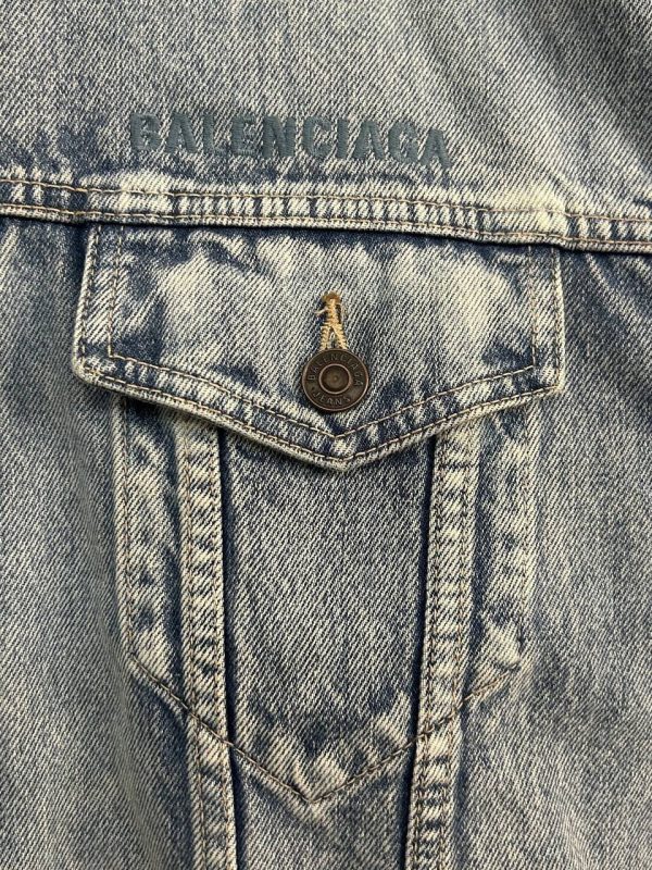 Balenciaga Denim Oversized Jacket