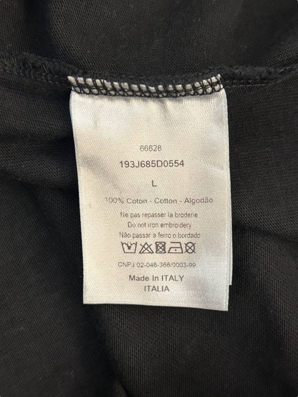 Dior X Kenny Scharf Embroidered Logo T-Shirt