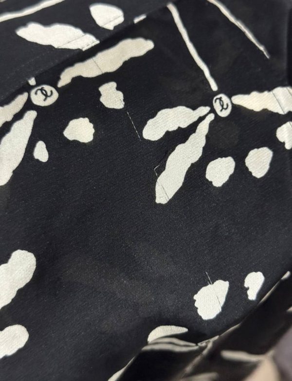 Chanel CC Silk Skirt