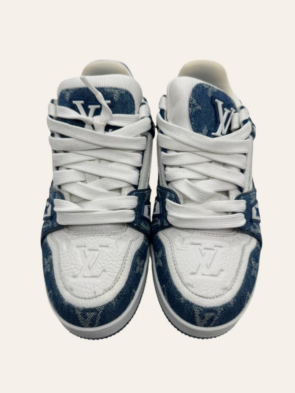 Louis Vuitton Denim Trainer Sneaker Size EU 36.5