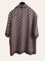 Dior Oblique Silk Short Sleeved Shirt