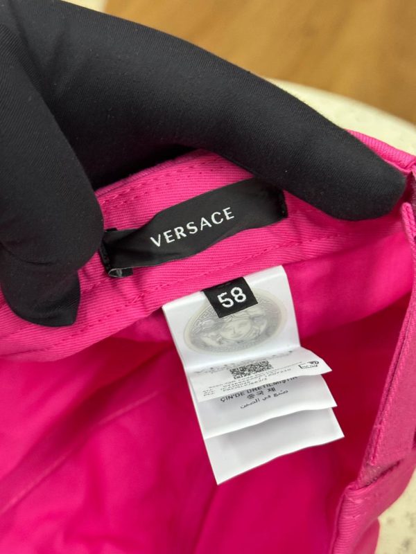 Versace Embroidered Logo Hat