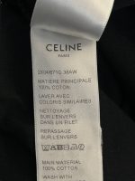 Celine Triomphe Embroidered Logo T-Shirt