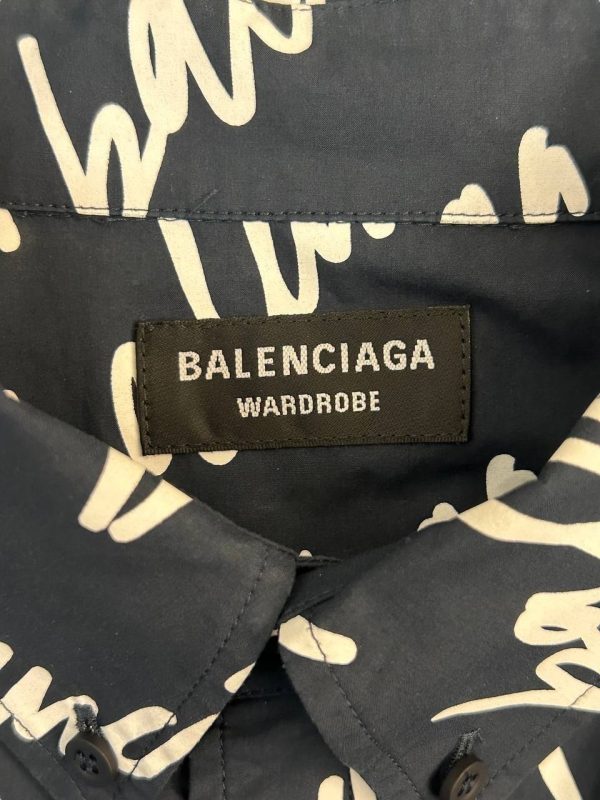 Balenciaga Logo Oversized Shirt