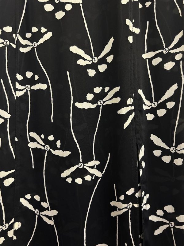 Chanel CC Silk Skirt