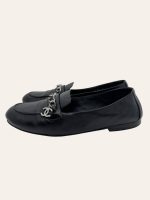 Chanel CC Charm Loafer Size 37.5