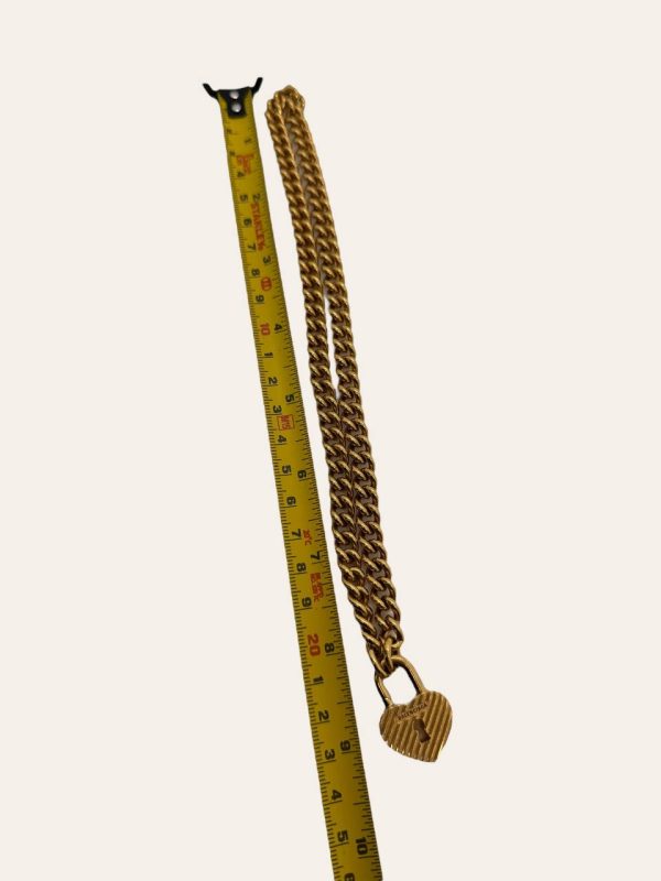 Balenciaga Heart Lock Necklace