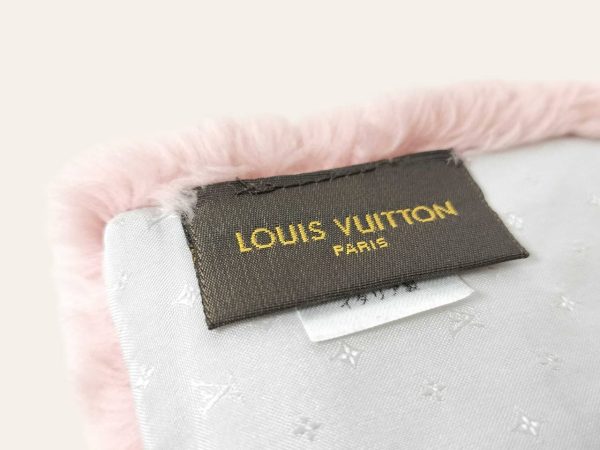 Louis Vuitton Monogram Shearling Scarf