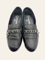 Chanel CC Charm Loafer Size 37.5