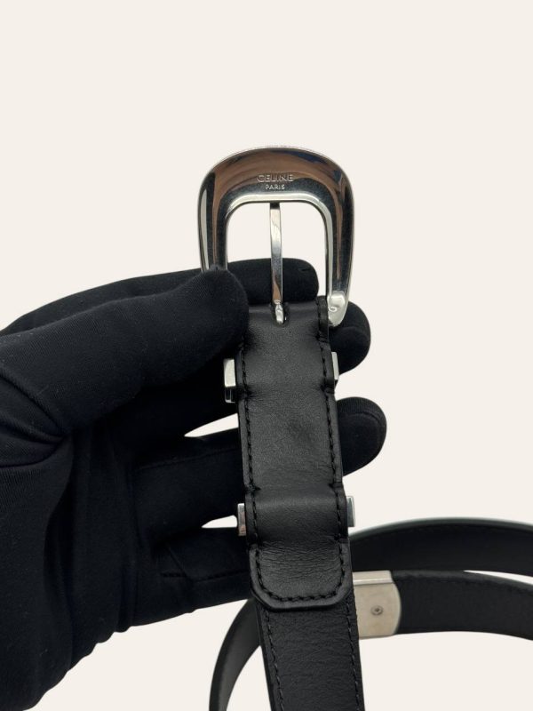 Celine Medium Western Belt in Vintage Calfskin