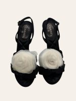 Chanel Camellia Heels Size 34.5