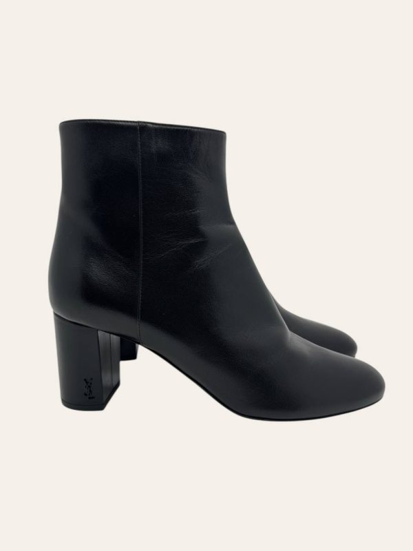 Saint Laurent Leather Ankle Boot Size 39