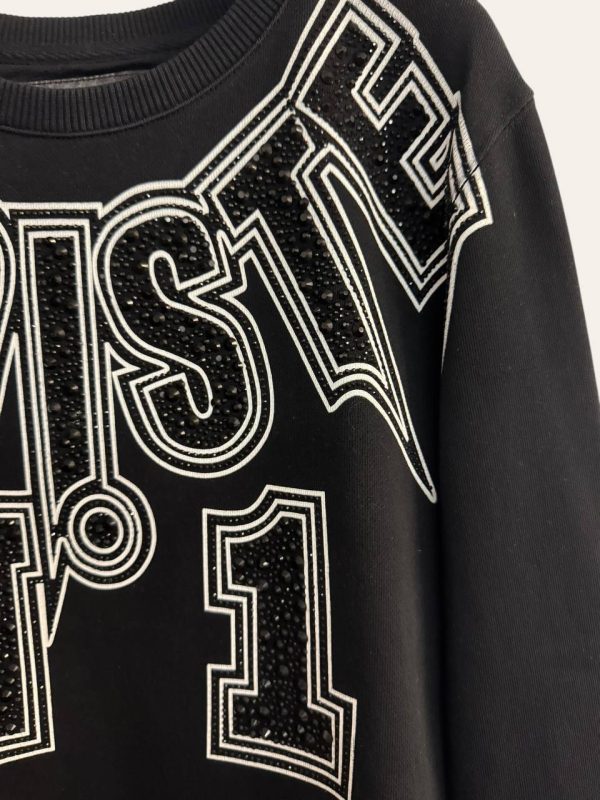 Philipp Plein Embellished Crystal Sweatshirt