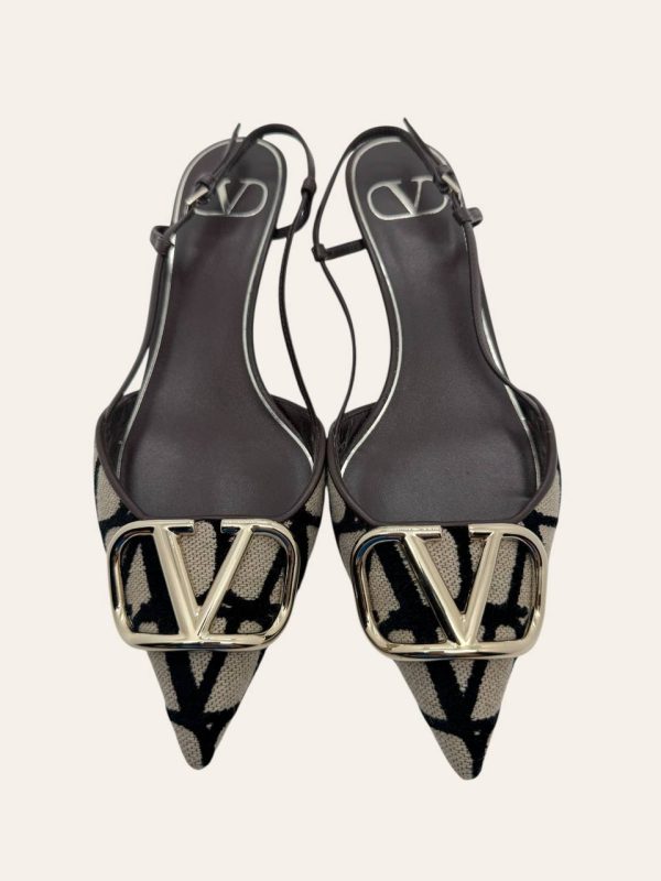 Valentino VLogo Signature Slingback Size 36