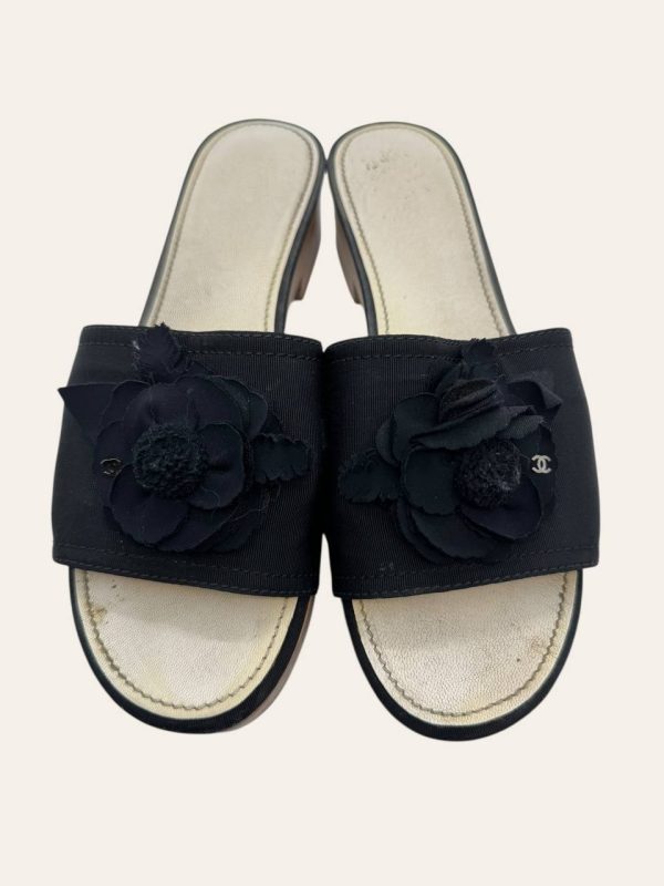 Chanel Camellia Sandal Size 37