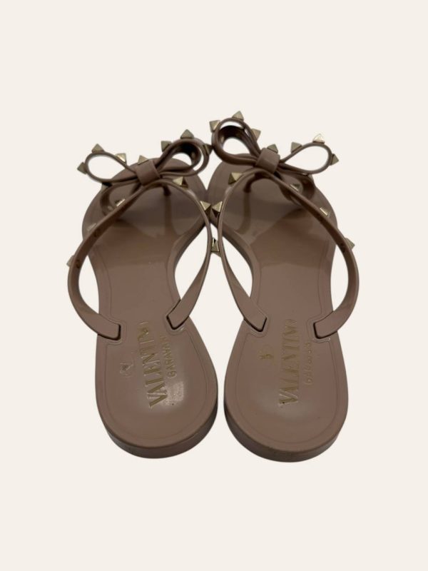 Valentino Rockstud Rubber Slipper Size 37