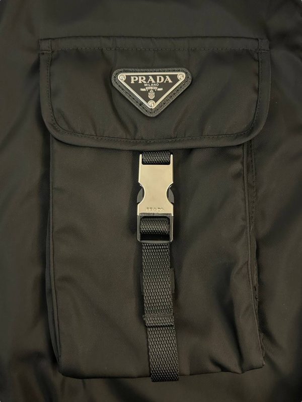 Prada Re-Nylon Shirt with Removable Sleeves