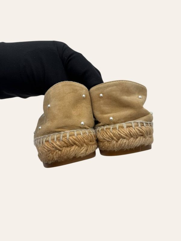 Chanel Pearl Espadrilles Size 37