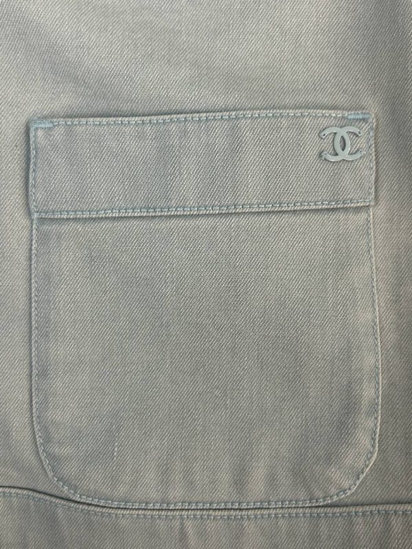 Chanel Denim Jacket + Skirt Set
