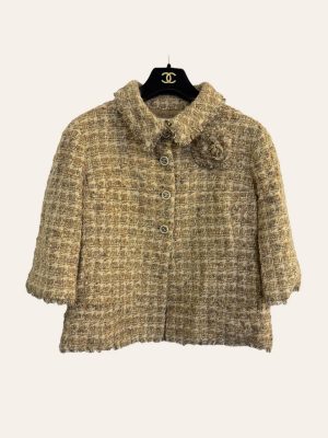 Chanel Camellia Tweed Jacket