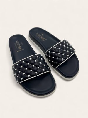 Valentino Rockstud Slides Size 39