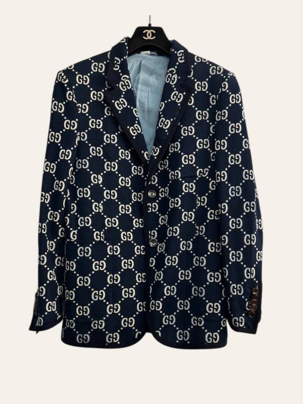 Gucci Monogram Blazer