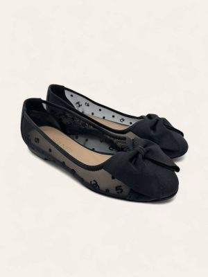 Chanel CC No. 5 Mesh Ballet Flat Size 36.5