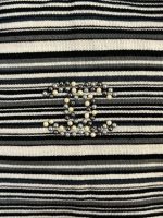 Chanel Pearl Details CC Top