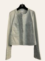 Chanel Denim Jacket + Skirt Set
