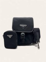 Prada Re-Nylon Crossbody Bag with Mini Pouch