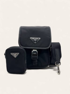 Prada Re-Nylon Crossbody Bag with Mini Pouch