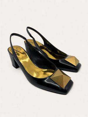 Valentino Roman Stud Slingback Size 37