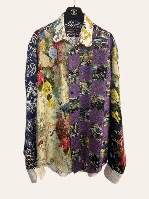 Louis Vuitton Tapestry Silk Shirt