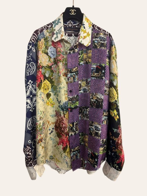 Louis Vuitton Tapestry Silk Shirt