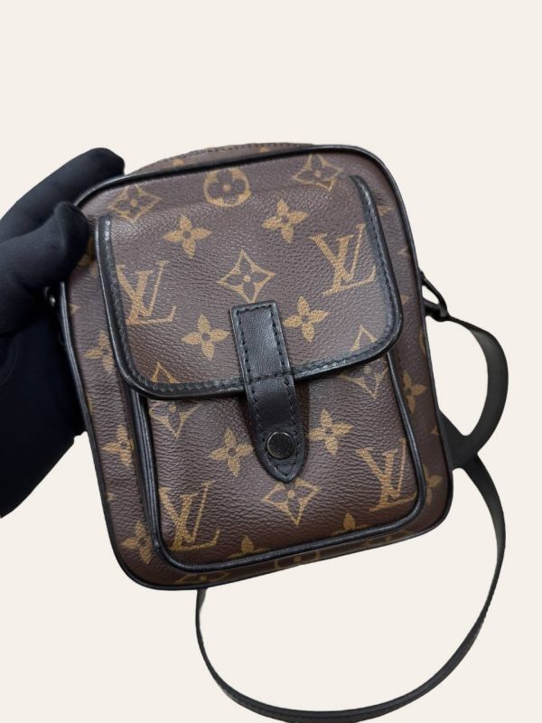 Louis Vuitton Christopher Wearable Sling Bag Monogram Macassar