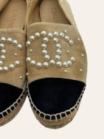 Chanel Pearl Espadrilles Size 37