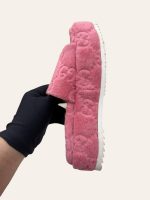 Gucci Monogram Platform Slides Size 36
