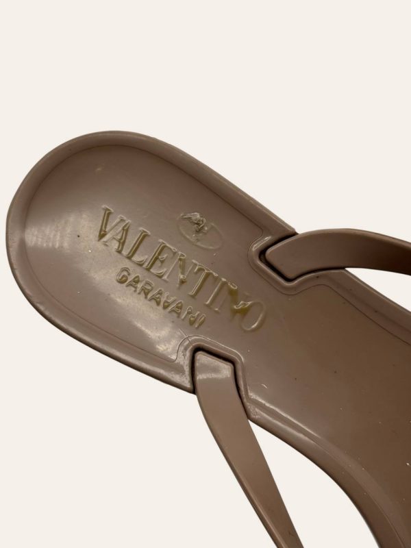 Valentino Rockstud Rubber Slipper Size 37