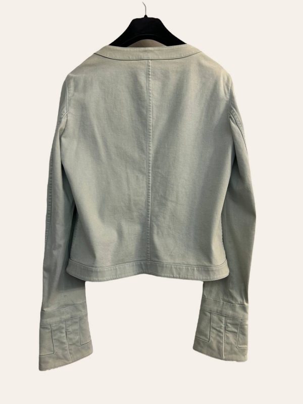 Chanel Denim Jacket + Skirt Set