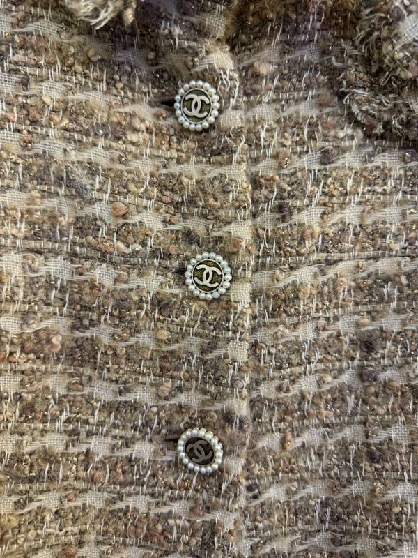 Chanel Camellia Tweed Jacket