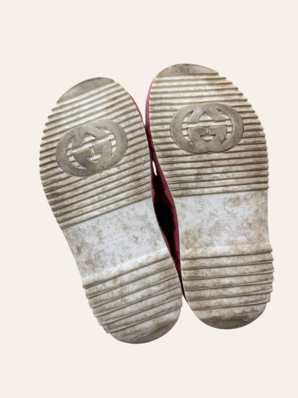 Gucci Monogram Platform Slides Size 36
