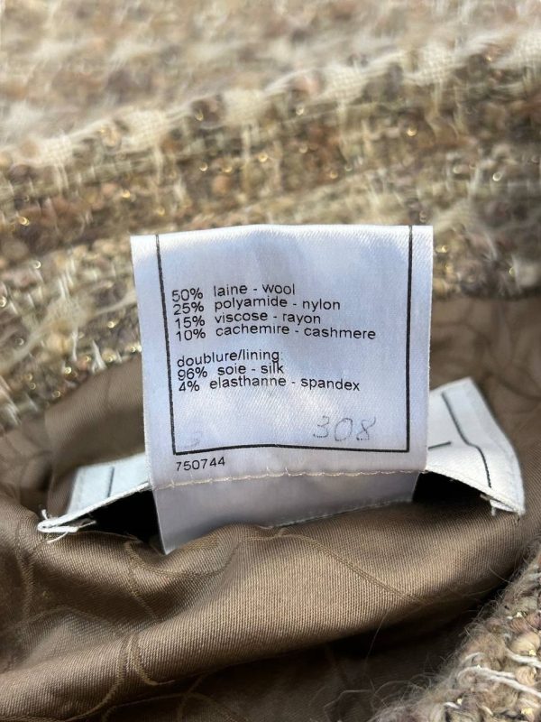 Chanel Camellia Tweed Jacket