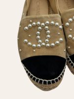 Chanel Pearl Espadrilles Size 37